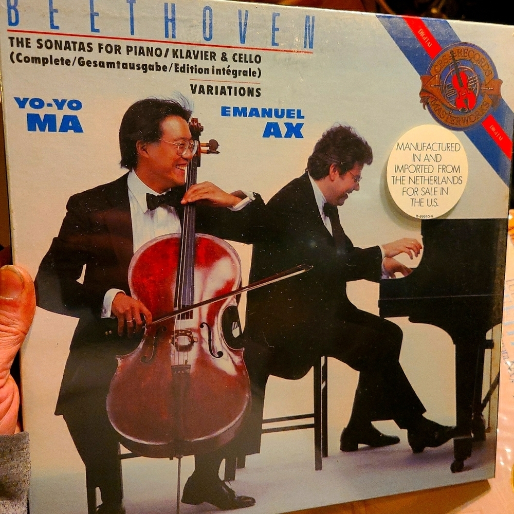 Sealed Beethoven, Yo-Yo Ma, Emanuel Ax - 3X LP SET
